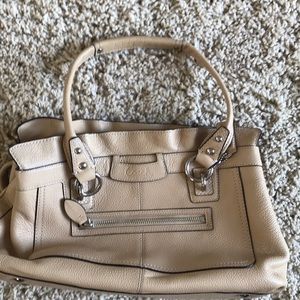 Cream Coach Purse